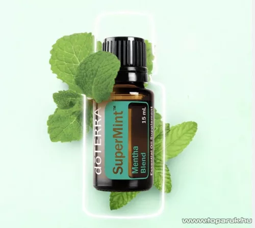 doTERRA SuperMint esszenciális olaj keverék, mentás illóolaj, 15 ml