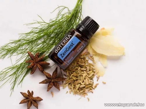 doTERRA ZenGest esszenciális olaj keverék, támogató illóolaj, 15 ml