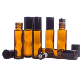   doTERRA 10 ml-es borostyánszínű golyós üvegek, 6 db/csomag