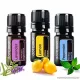 doTERRA Esszenciális olaj bemutató csomag, levendula, citrom és bormenta, 3 x 5 ml