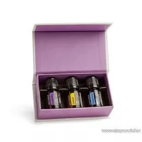   doTERRA Esszenciális olaj bemutató csomag, levendula, citrom és bormenta, 3 x 5 ml
