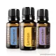 doTERRA Esszenciális olaj kezdő csomag, levendula, citrom és bormenta, 3 x 15 ml