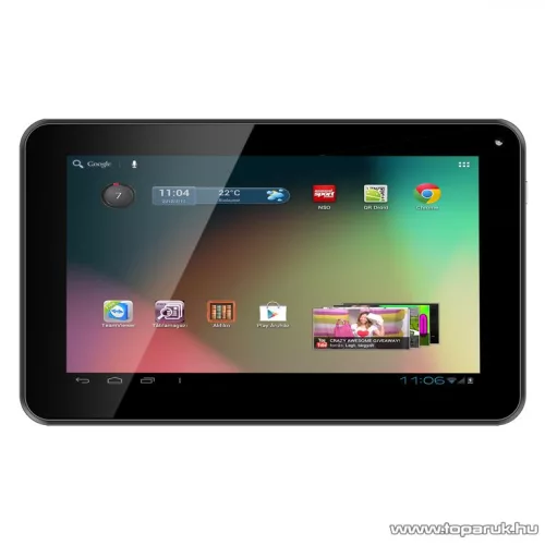 ConCorde tab ROKEE C 8GB tablet, 7"-os LCD kijelző, Android 4.2.2 Jelly Bean operációs rendszer, Coffee