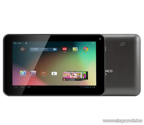 ConCorde tab DRACO GRAY 8GB tablet, 7"-os LCD kijelző, Android operációs rendszer, szürke