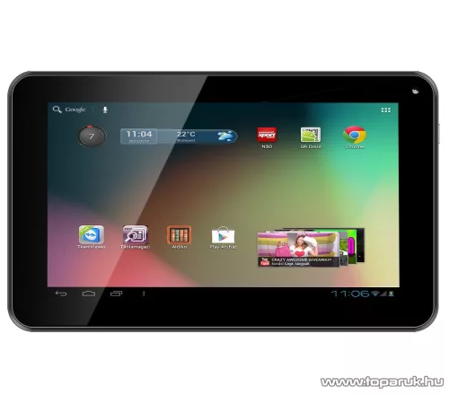 ConCorde tab DRACO BLUE 8GB tablet, 7"-os LCD kijelző, Android operációs rendszer, kék