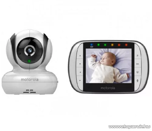 Motorola MBP36S Videós Babaőrző, bébiőr (Baby monitor) kamerával, 300 m hatótávolság