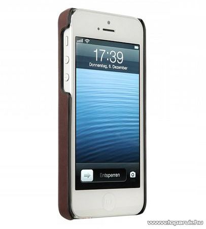 bugatti CPLP-AP 08179 álló Apple iPhone 5 mobiltelefon tok, fekete