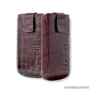 Bugatti Croco álló mobiltelefon tok, 6,3cm x 11,3cm (006726)