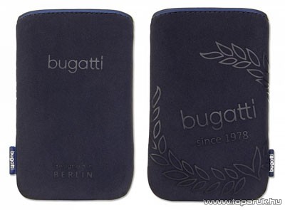 Bugatti Neopren blueberry M álló mobiltelefon tok, 122 x 75m (07708)