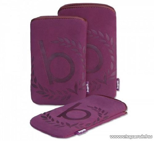 Bugatti Neopren raspberry S álló mobiltelefon tok, 116 x 62mm (07704)