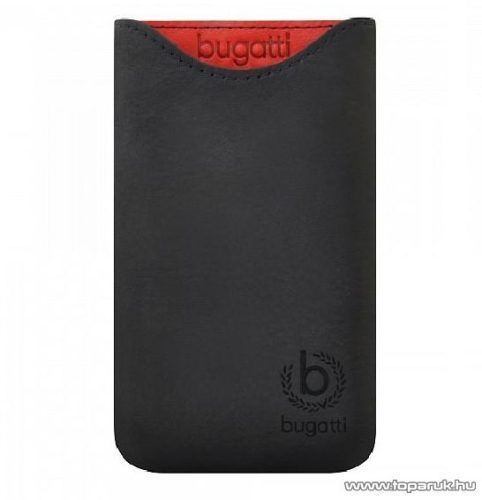 Bugatti Skinny M álló valódi bőr mobiltelefon tok, 72 mm x 123 mm (07949)