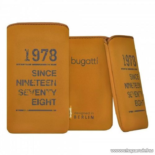 Bugatti SlimCase oak SL tölgy színű álló mobiltelefon tok, 134x77mm (07869)