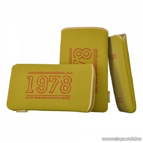 Bugatti SlimCase khaki M álló mobiltelefon tok, 122x75mm (07870)