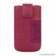 Bugatti SlimCase Croco pink, rózsaszín álló bőrmobiltelefon tok, 73 x 122 mm (07756)