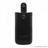 Bugatti SlimCase Leather S fekete színű álló bőrmobiltelefon tok, 6,3cm x 11,4cm (007311)