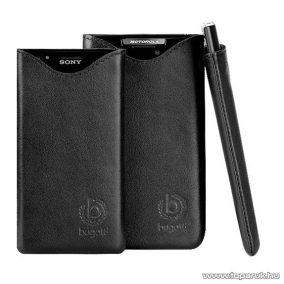   Bugatti SlimFit kézzel készített valódi álló bőrtok Nokia Asha 303 mobiltelefonhoz (08936)