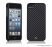 Case-Mate Barely There Carbon iPhone SE / 5 / 5s okostelefon tok / hátlap, karbon mintával, fekete
