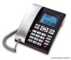 ConCorde 6025CID vezetékes CID telefon Baby Call funkcióval, fekete / ezüst kézibeszélővel
