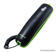 ConCorde 960 alapfunkciós vezetékes telefon, fekete / zöld