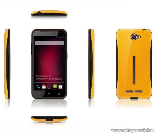 ConCorde SmartPhone 5000 sárga hátlap