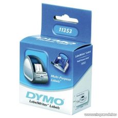 DYMO LW etikett, fehér, 24x12mm, 1000 db / tekercs - megszűnt termék: 2016. július
