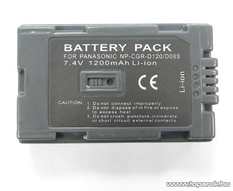 ConCorde for Panasonic D120/D08S akkumulátor