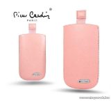   Pierre Cardin H10-10 Slim PINK univerzális álló mobiltelefon bőrtok, rózsaszín