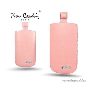   Pierre Cardin H10-10 Slim PINK univerzális álló mobiltelefon bőrtok, rózsaszín