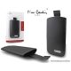 Pierre Cardin H10-8 Slim black univerzális álló mobiltelefon bőrtok, fekete