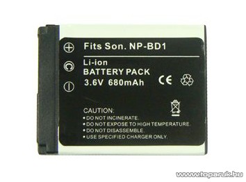 ConCorde for Sony NP-BD1 akkumulátor