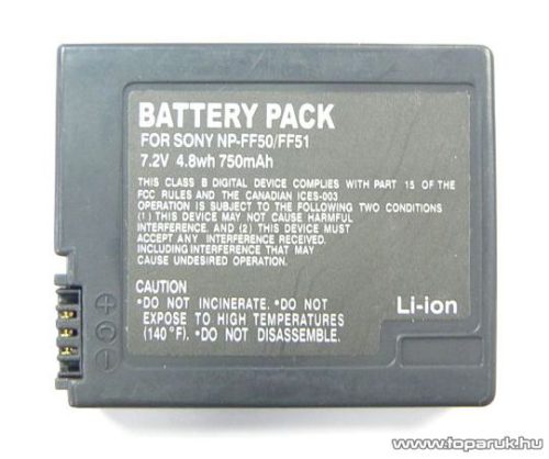 ConCorde for Sony NP-FF50 akkumulátor