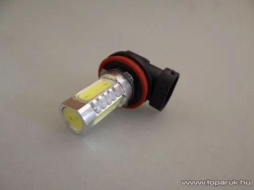 H11-es izzó foglalat helyére való, 4 db 3 Chip-es LED, 360 fokban világító, jégfehér (LD05-HF) - készlethiány