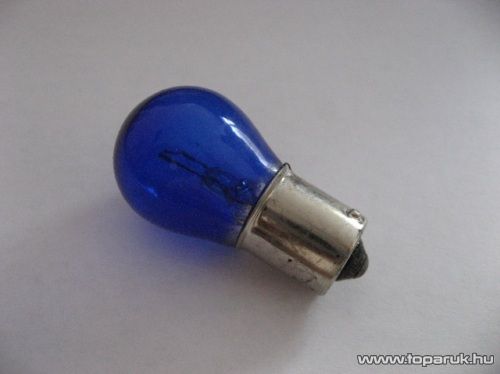 Xenon töltésű izzó, izzószálas, anyagában színezett, 12V, 21W, fehér (XT1-P21W) - készlethiány