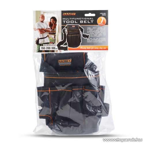 Handy Multifunkciós szerszámtartó öv, fekete, 15 x 20 x 10 cm (10243)