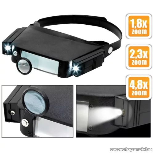 Handy Fejpántos nagyító LED világítással (10793)