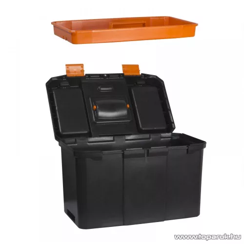 Handy Húzható, többrészes műanyag szerszámláda, 460x260x625mm (10932)