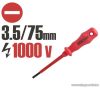 Handy Csavarhúzó, 1000V-ig szigetelt, 145 mm, 3.5 mm (10596) - megszűnt termék: 2015. július