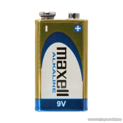 maxell / AgfaPhoto AF 6LR61 Tartós 9V-os elem, E, 6LR61, Alkaline