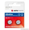 AgfaPhoto AG1 - 1,5V-os gombelem, alkáli LR60, 10 db / csomag