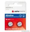 AgfaPhoto AG5 1,5V-os gombelem, alkáli LR48, 10 db / csomag