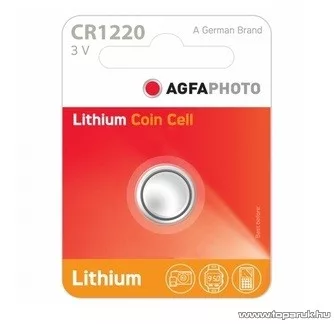 Varta / AgfaPhoto CR1220 gombelem, 3V, lítium, 1 db