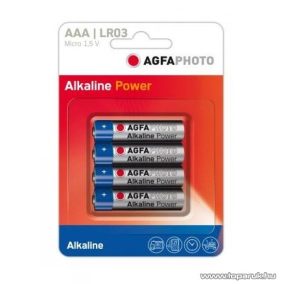  maxell / tecxus / AgfaPhoto AF LR03 AAA elem, alkáli, 4 db / csomag
