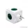 Allocacoc PowerCube Original USB 1202GN/DEOUPC elosztó, 4 aljzat, 2 USB csatlakozóval, fehér - zöld