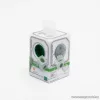 Allocacoc PowerCube Original USB 1202GN/DEOUPC elosztó, 4 aljzat, 2 USB csatlakozóval, fehér - zöld