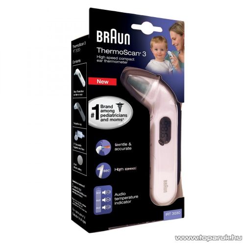 Braun IRT 3030 ThermoScan 3 infravörös fülhőmérő