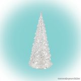   HOME CDM 12 Beltéri 1 db Színváltós LED-del világító karácsonyfa dekoráció, 12 cm