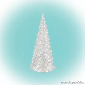   HOME CDM 12 Beltéri 1 db Színváltós LED-del világító karácsonyfa dekoráció, 12 cm