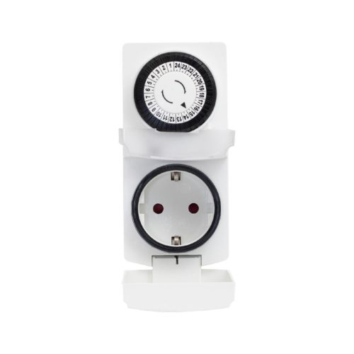 HOME 0768H Mechanikus kültéri napi időzítő óra (kapcsolóóra), fekete