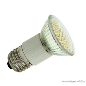   GAO 7037H LED fényforrás előtétüveggel, spot, 60 SMD LED / 3 W / 220 lm / 3000 K, E27