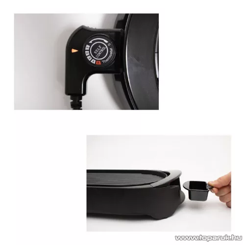 HOME HG GR 02 Asztali elektromos grillsütő, 2000W